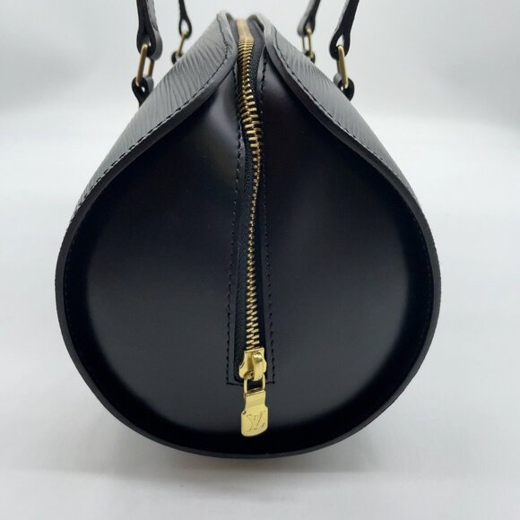 Authentic Louis Vuitton Leather Epi Soufflot Satchel Bag w/ Accessories Pochette - Picture 3 of 16